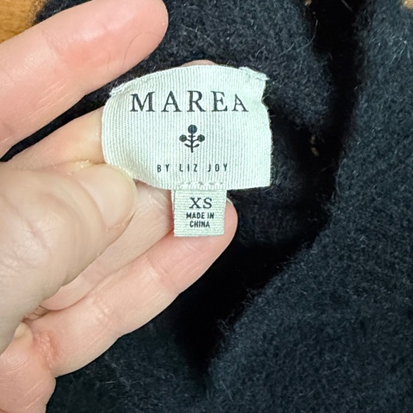 Marea by Liz Joy Black Pointelle Sweater - Picture 2 of 5